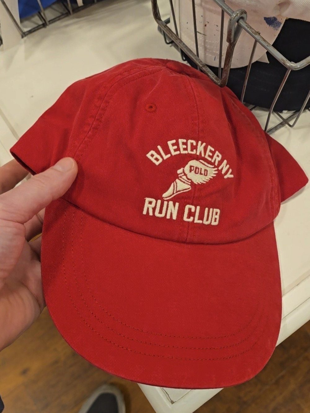 Polo by Ralph Lauren Red Bleecker NY Run Club Baseball Hat